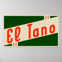 retro el tano posters