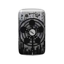Retro Electric Fan City at Night Blackberry Bold Covers