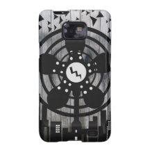 Retro Electric Fan City at Night Samsung Galaxy SII Covers