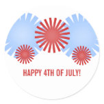 Retro Fireworks Stickers