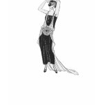 Retro Flapper t-shirts