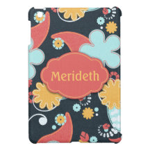 Retro Floral - Add a name -