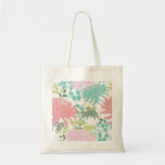 Retro Floral Seamless Tote Bag