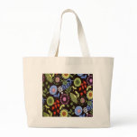 Retro Florals Canvas Bag