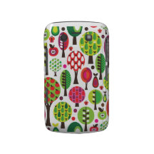 Retro flower apple butterfly pattern blackberry blackberry cases