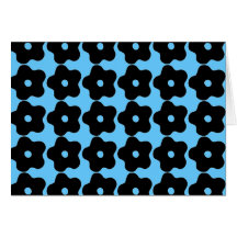 Retro Flower Greeting Card