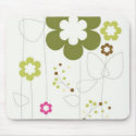 RETRO FLOWER mousepads