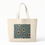 Retro Flowers Canvas Bags