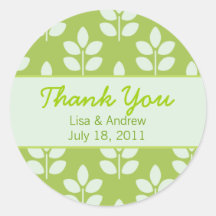 Retro Flowers Customisable Stickers