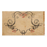 Retro frame Profile Card Business Card Templates
