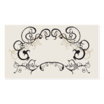 Retro frame Profile Card business cards