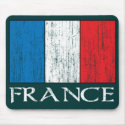 Retro France Flag mousepad