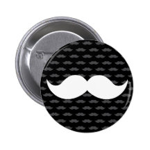 Retro Funny Handlebar Mustache Moustache Pin