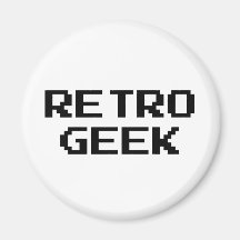 Retro Geek Products & Designs! Magnet