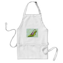 Retro Geo Lime Apron