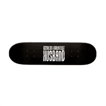 Retro Gifts for Husbands World's Greatest Husband Skate Board Deck