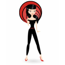 Retro Girl t-shirts