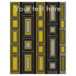Retro gold and silver rectangle pattern
