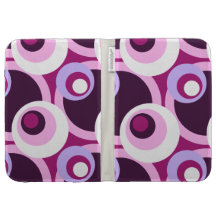Retro Golden Sixties style circles Kindle Cover