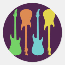 RETRO GUITARS STICKER