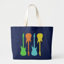 RETRO GUITARS TOTE BAG