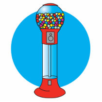 retro gumball machine photo sculpture