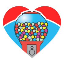 retro gumball machine stickers