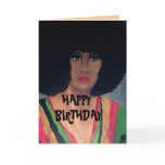 RETRO  HAPPY  BIRTHDAY card