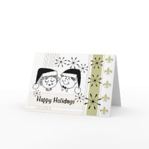 Retro  Happy Holidays