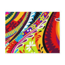 Retro Hippie Designs Postcards