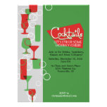 Retro Holiday Cocktail Party Invitations