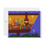 Retro House Party Invitations