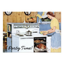 Retro Housewarming Party V2 Personalised Announcement
