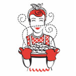 retro housewife baker photo cutout