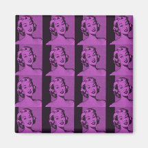 Retro Housewife Fridge Magnets