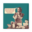 Retro Housewife Magnet - Sleepytime Cake Recipe