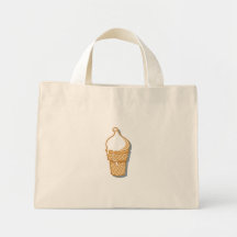 retro ice cream cone bags