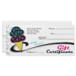Retro Ice Cream Cone - Gift Certificates rack cards