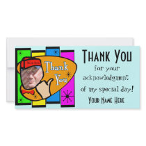 Retro Inspired Photo Thank You Card