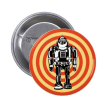 Retro Japanese Robot Buttons