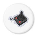 Retro Joystick - Video Games Gamer Gaming PC magnets