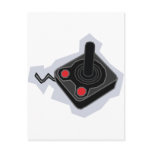 Retro Joystick - Video Games Gamer Gaming PC postcards