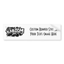 Retro KABOOM! Blast - Black & White