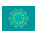 Retro Kaleidoscope Abstract Postcard