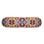Retro Kaleidoscope Colour Pop Skateboard Deck