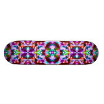 Retro Kaleidoscope Colour Pop Skateboard Deck
