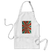 Retro Keep Calm And Carry On Aprons