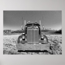 Retro Kenworth Frontal (edit #1) Posters