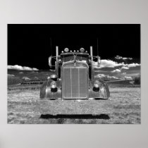 Retro Kenworth Frontal (edit #2) Print