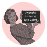 Retro Kitchen Label stickers
